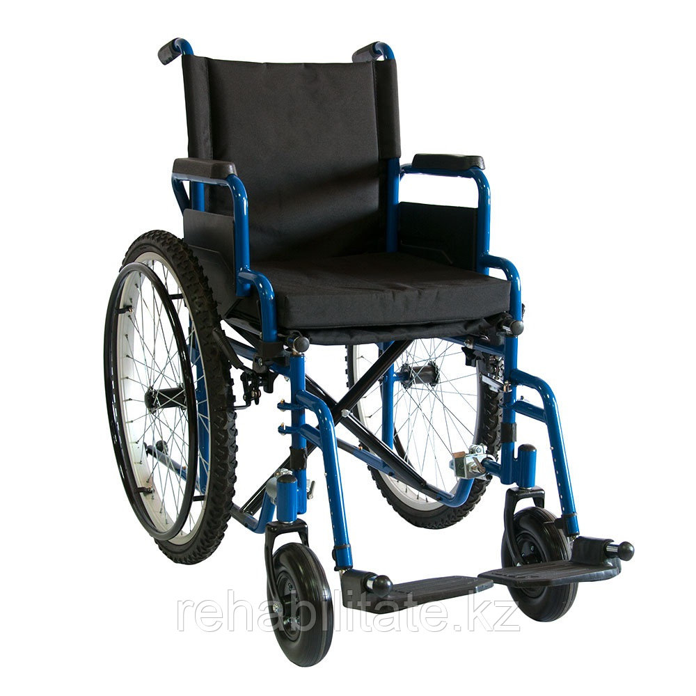 Кресло-коляска инвалидная механическая 512AE-41 повышенной грузоподъемности