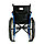 Кресло-коляска инвалидная механическая 512AE-41 повышенной грузоподъемности, фото 3
