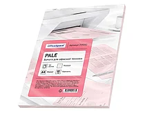 Бумага цветная OfficeSpace Pale, А4, 80 г/кв.м., 50 л., розовая
