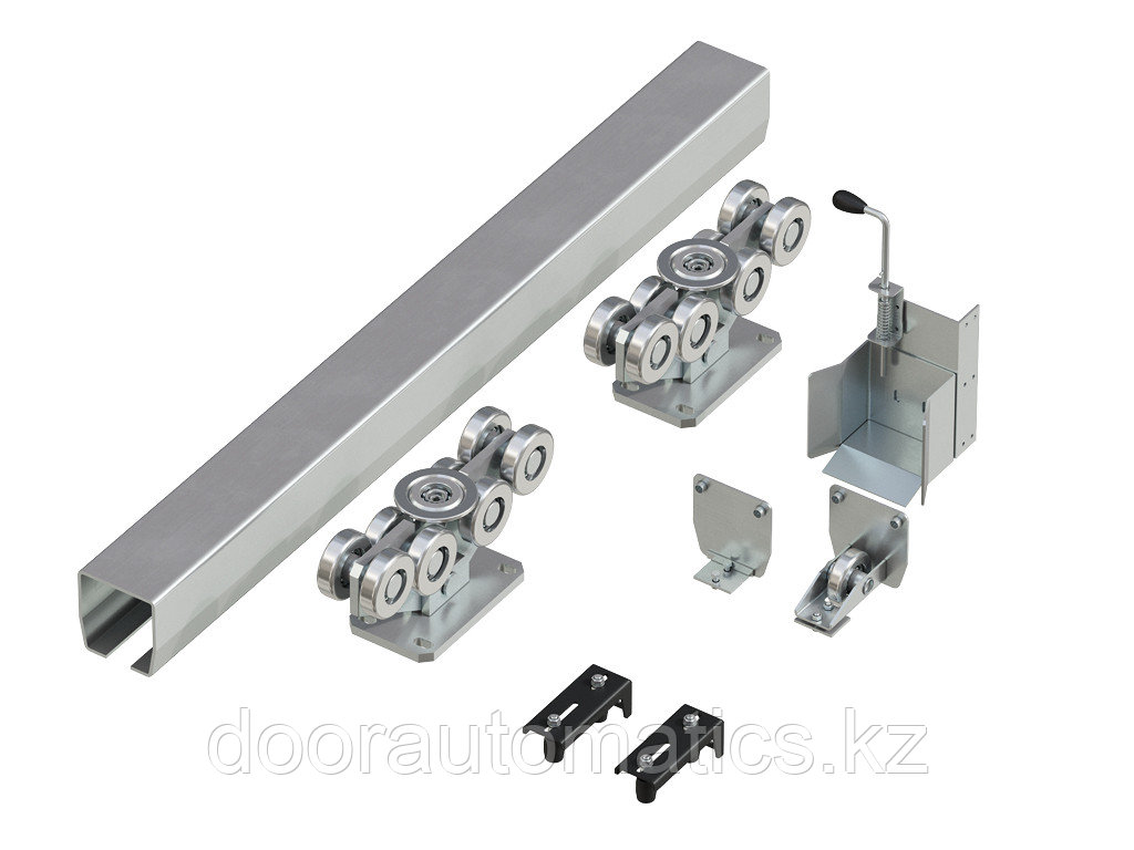 Система роликов и направляющих для балки х/к 138х144х6 L=8000мм