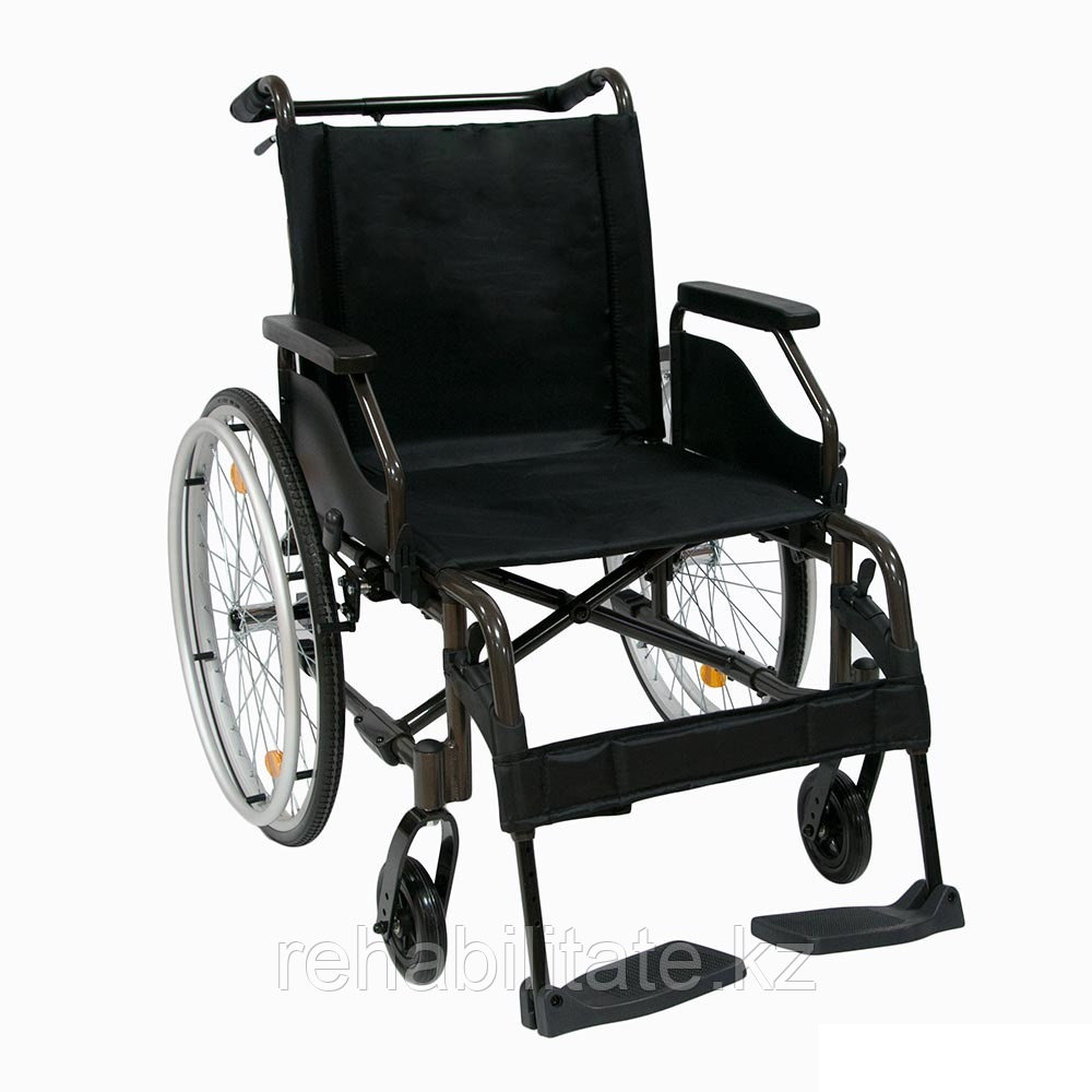 Кресло-коляска инвалидная механическая 514A-LX повышенной грузоподъемности, фото 1