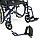 Кресло-коляска инвалидная механическая 514A-4 повышенной грузоподъемности, фото 7
