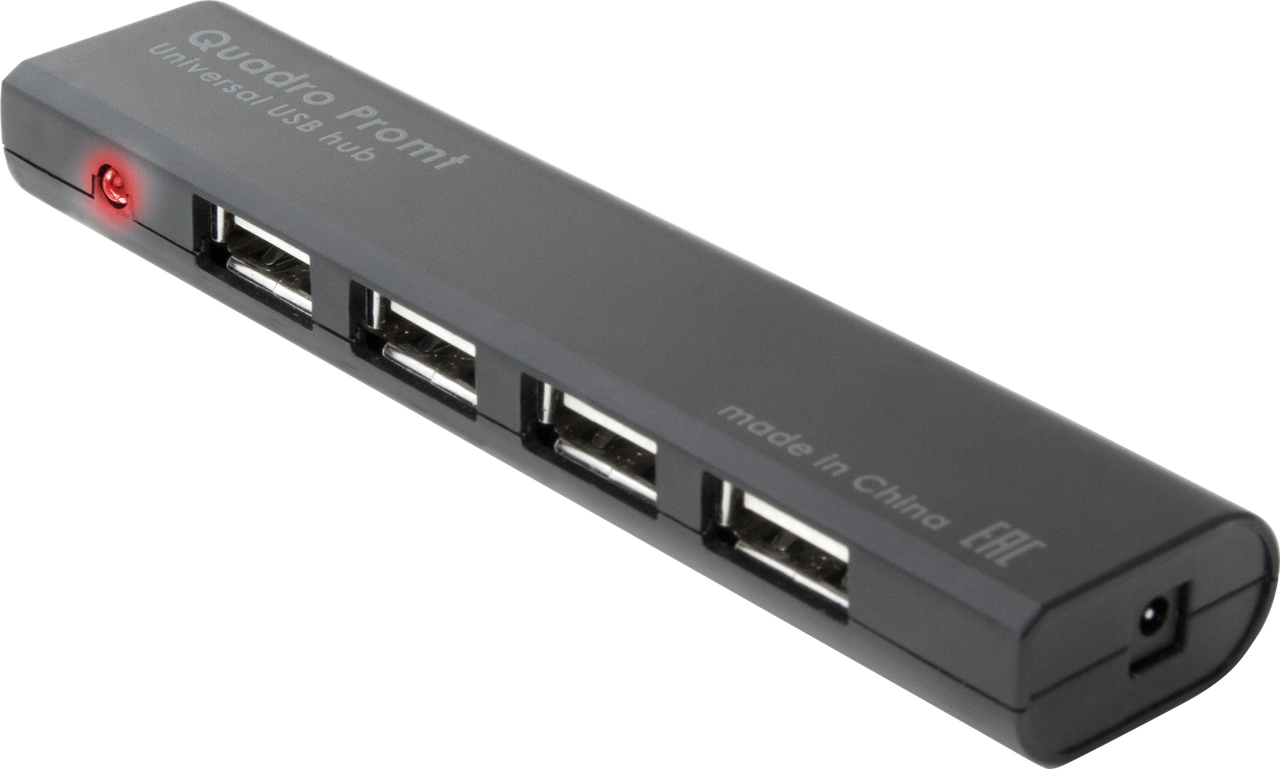 Defender 83200 USB разветвитель универсальный Quadro Promt USB 2.0, 4 порта - фото 1 - id-p92730162