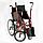 Кресло-коляска инвалидная механическая 514AC-41 рычажное, фото 4