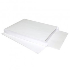Конверт-пакет вертикальный с расширением, формат Е4 (400*280 мм), белый, отрывная лента