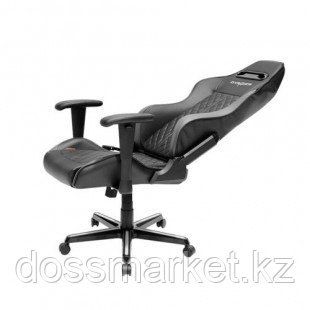 Игровое компьютерное кресло DX Racer OH/DH73/NG, эко-кожа и винил, черно-серое - фото 3 - id-p91527609