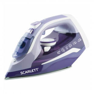 Утюг Scarlett SC-SI30K16, мощность 2400 Вт, резервуар 300 мл, керамическая подошва, фиолетовый