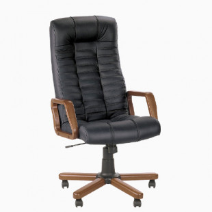 Кресло для руководителей ATLANT EX SP-A 1.031, натуральная кожа, черное - фото 1 - id-p91527631