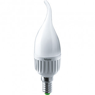 Лампа светодиодная Navigator NLL-FC, 7 Вт, 6500К, холодный белый свет, E14, форма свеча на ветру - фото 1 - id-p91531681