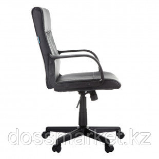 Кресло для персонала Helmi HL-M03 "Referent", экокожа, черное - фото 3 - id-p91527640