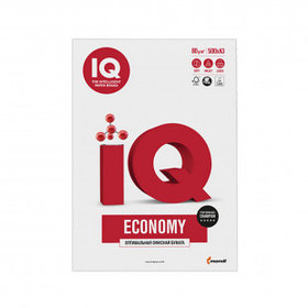 Бумага IQ Economy, А3, 80 гр/м2, 500 листов в пачке