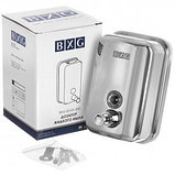 Диспенсер для жидкого мыла BXG SD-H1-500, нержавеющая сталь, механический, 500 мл, хром, фото 3