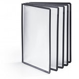 Комплект демо-панелей Durable, А4, черная рамка, 5 шт/упак, фото 3