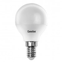 Лампа светодиодная Camelion LED7-G45/830/E14, 7 Вт, 3000К, теплый белый свет, E14, форма шар