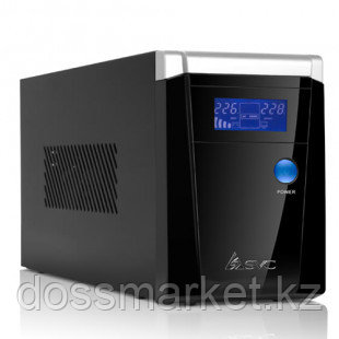 ИБП SVC V-1200-F-LCD, Smart, USB, 1200ВА/720Вт, черный