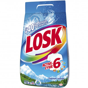 Стиральный порошок Losk Автомат "Горное озеро", 5,4 кг, мягкая упаковка - фото 1 - id-p91532385