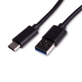 Интерфейсный кабель iPower TypeC-USB 3.0, 1 м, черный