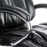 Кресло для руководителя Helmi HL-ES07 "Resolution", экокожа, черное, фото 6