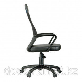 Кресло для персонала Helmi HL-M65 "Sigma", экокожа, сетка, черное - фото 3 - id-p91527589