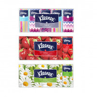 Kleenex қол орамалдары, 3 қабатты, ақ, 10 дана/пакет.