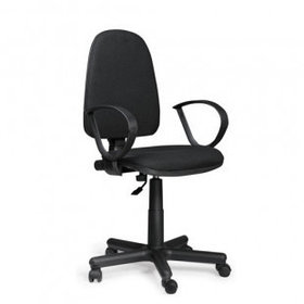 Кресло для персонала JUPITER GTP RU C-11 Q, ткань, черное