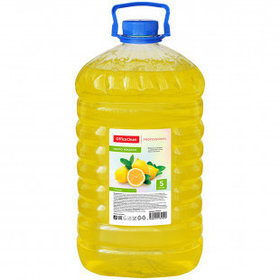 Жидкое крем-мыло OfficeClean Professional "Лимон", 5 л, ПЭТ