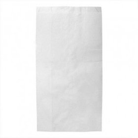 Пакет бумажный, размер 26*10*6,5 см, для выпечки до 1,5 кг, белый