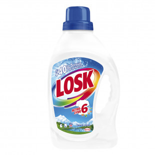 Гель для стирки Losk "Горное озеро", концентрат для белого, 1300 мл - фото 1 - id-p91532424