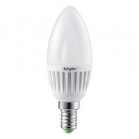 Лампа светодиодная Navigator NLL-C, 5 Вт, 4000К, нейтральный белый свет, E14, форма свеча