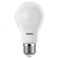 Лампа светодиодная Camelion LED13-A60/830/E27, 13Вт, 3000К, теплый белый свет, E27, форма груша