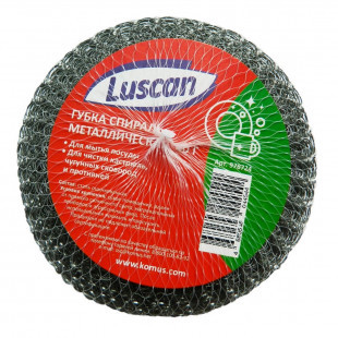 Губка металлическая для мытья посуды Luscan, размер 11*11*4 см, 1 шт.
