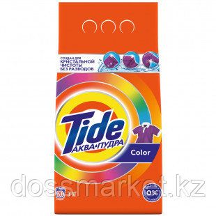 Стиральный порошок Tide Автомат "Color", 3 кг, мягкая упаковка - фото 1 - id-p91532350