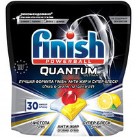 Таблетки для посудомоечных машин Finish "Quantum Ultimate", лимон, 30 таблеток