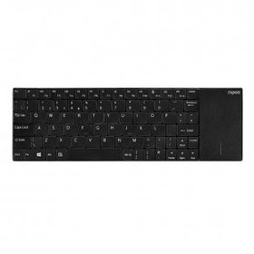 Клавиатура беспроводная Rapoo E2710, ENG/RUS/KAZ, чёрная