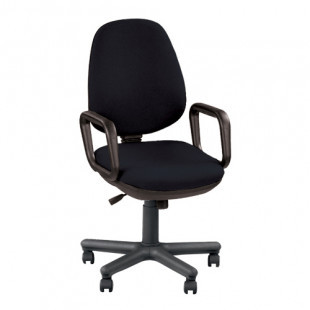 Кресло для персонала COMFORT GTP C-11 Q, ткань, черное