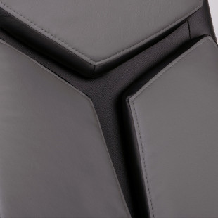 Кресло для руководителя Helmi HL-E01 "Inari", экокожа, черно-серое - фото 7 - id-p91527626