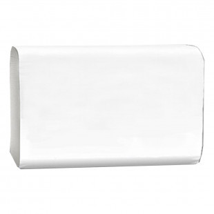 Полотенца бумажные Chistodeloff, 200 шт, 2-слойные, 21*23 см, Z-сложение, белые - фото 1 - id-p91530987