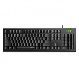 Клавиатура проводная Rapoo NK1800, USB, ENG/RUS, черная
