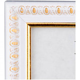 Пластиковая рамка OfficeSpace №9, 10*15 см, белый/золото, фото 3