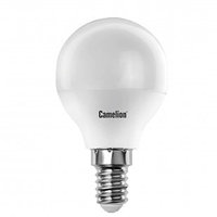 Лампа светодиодная Camelion LED7-G45/865/E14, 7 Вт, 6500К, холодный белый свет, E14, форма шар