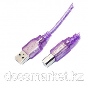 Интерфейсный кабель "HP" Original, Hi-Speed USB 2.0, A-B, 1,8 м, фиолетовый