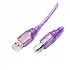 Интерфейсный кабель "HP" Original, Hi-Speed USB 2.0,  A-B, 1,8 м, фиолетовый