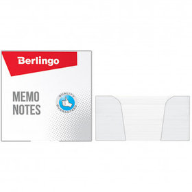 Блок для записей Berlingo "Premium", в подставке, размер 90*90*45 мм, белый