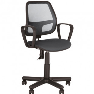 Кресло для персонала ALFA GTP OH/5 C-11, ткань, черное - фото 1 - id-p91527568