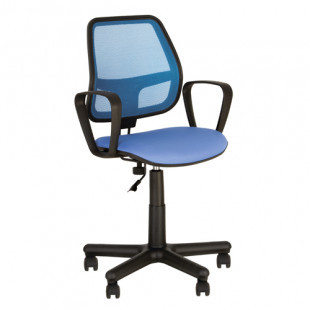 Кресло для персонала ALFA GTP OH/5 C-11, ткань, черное - фото 4 - id-p91527568