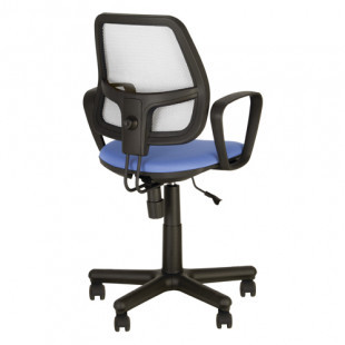 Кресло для персонала ALFA GTP OH/5 C-11, ткань, черное - фото 5 - id-p91527568