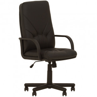Кресло для руководителей MANAGER (FX) SP-A, натуральная кожа, черное