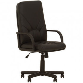 Кресло для руководителей MANAGER (FX) SP-A, натуральная кожа, черное