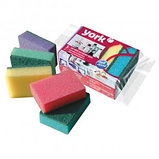 Губки для мытья посуды York "Maxi", в комплекте 5 шт., фото 2