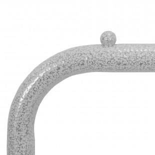 Вешалка напольная гардеробная "Радуга 1", металлическая, 150 см, белое серебро - фото 5 - id-p91527704